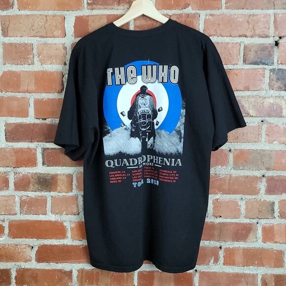 Tho Who 2013 Quadrophenia tour t-shirt black short sleeve XL - Picture 2 of 5